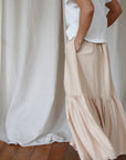 Zaza Skirt - Pink Sand (Linen)