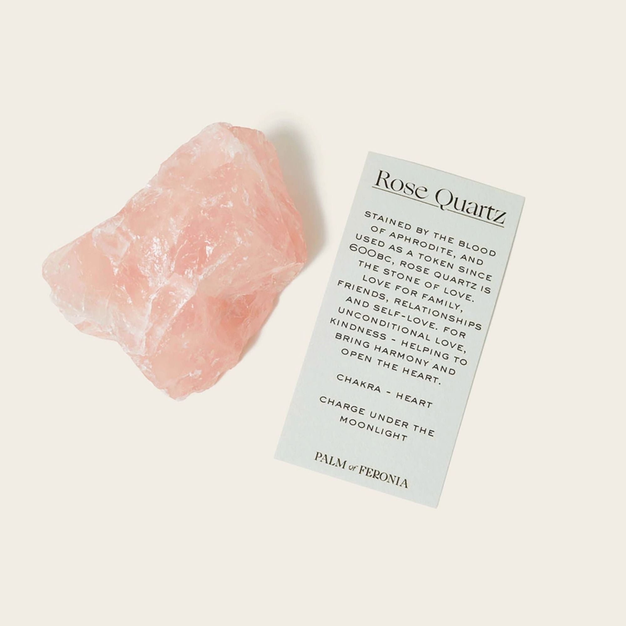 Raw Rose Quartz