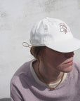 Embroidered Cap Ecru