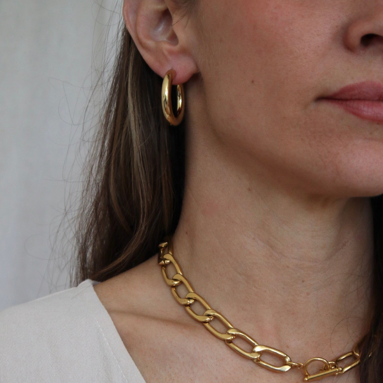 Petrel Hoop Earrings Large