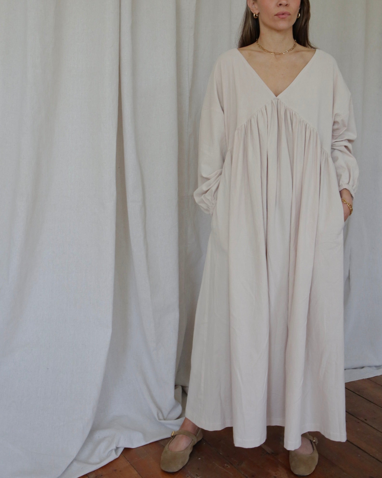 Mally Dress - Sand