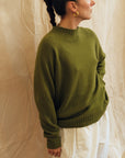 Maeve Funnel Neck Knit - Green