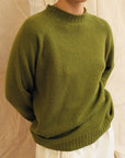 Maeve Funnel Neck Knit - Green