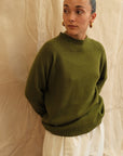 Maeve Funnel Neck Knit - Green