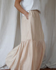 Zaza Skirt - Pink Sand (Linen)