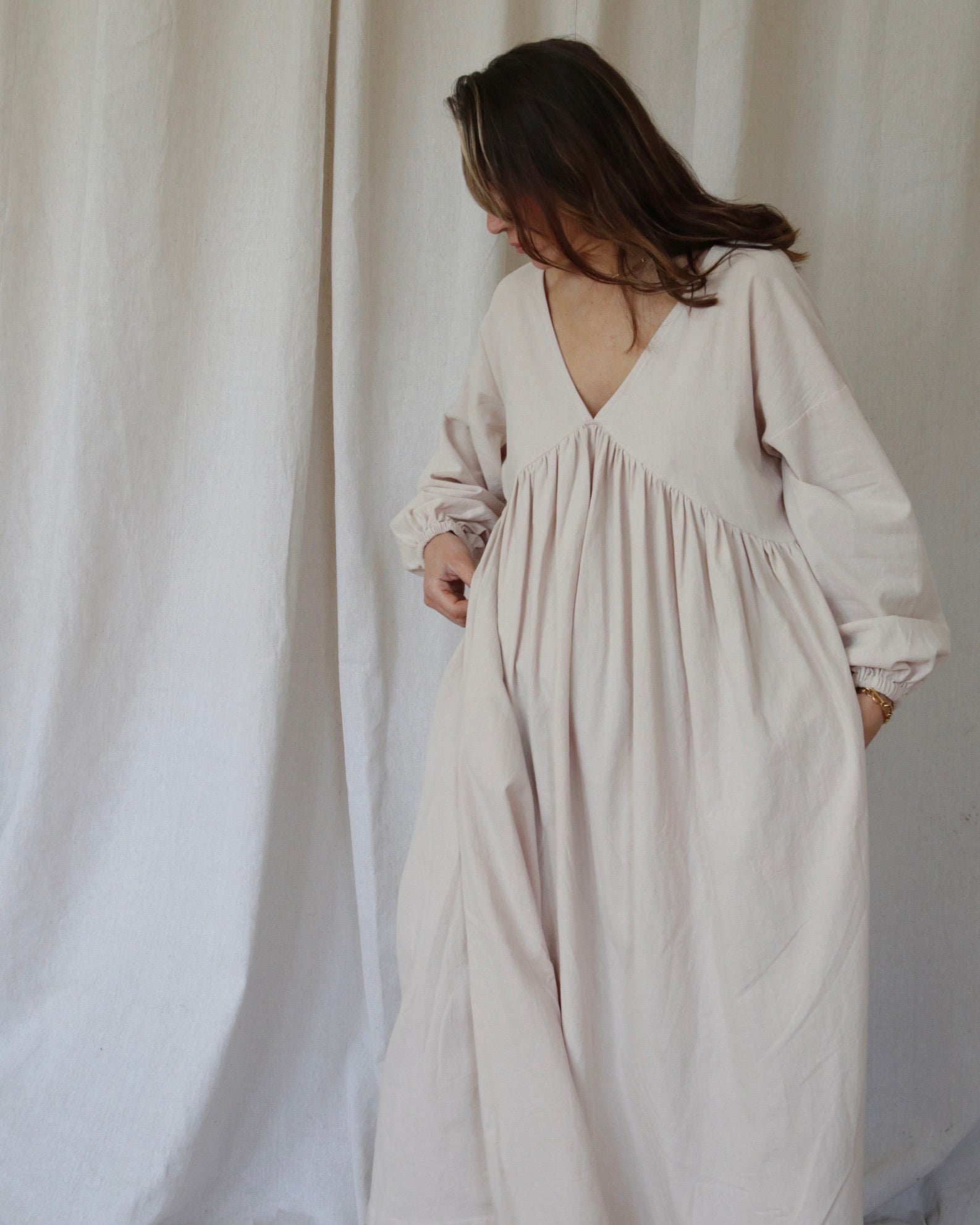 Mally Dress - Sand