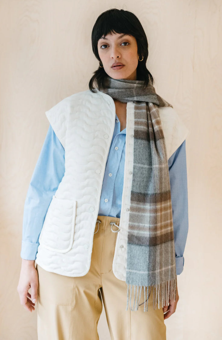 Lambswool Scarf in Mackeller Tartan