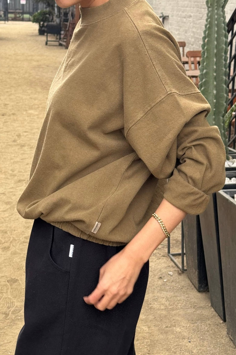 Daisy Long Sleeve Top Tobacco