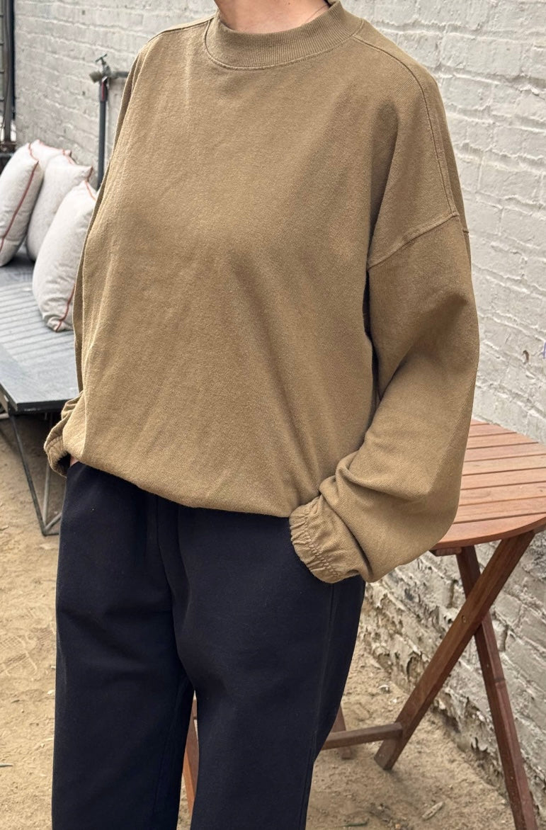 Daisy Long Sleeve Top Tobacco