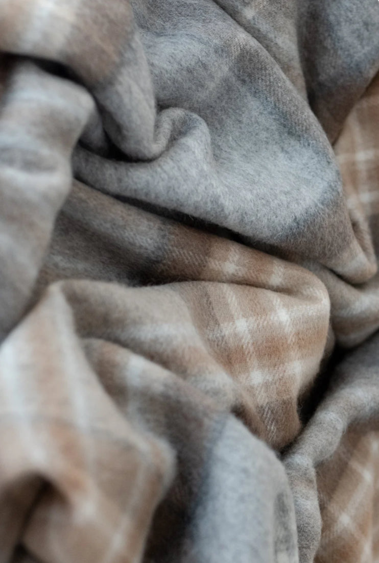 Lambswool Scarf in Mackeller Tartan