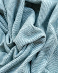 Recycled Wool Sage Herringbone Picnic Blanket