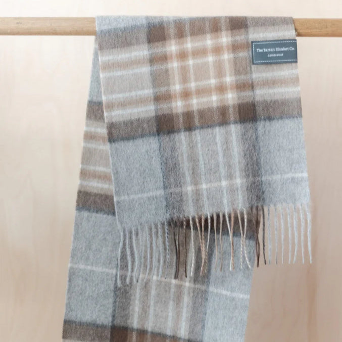 Lambswool Scarf in Mackeller Tartan