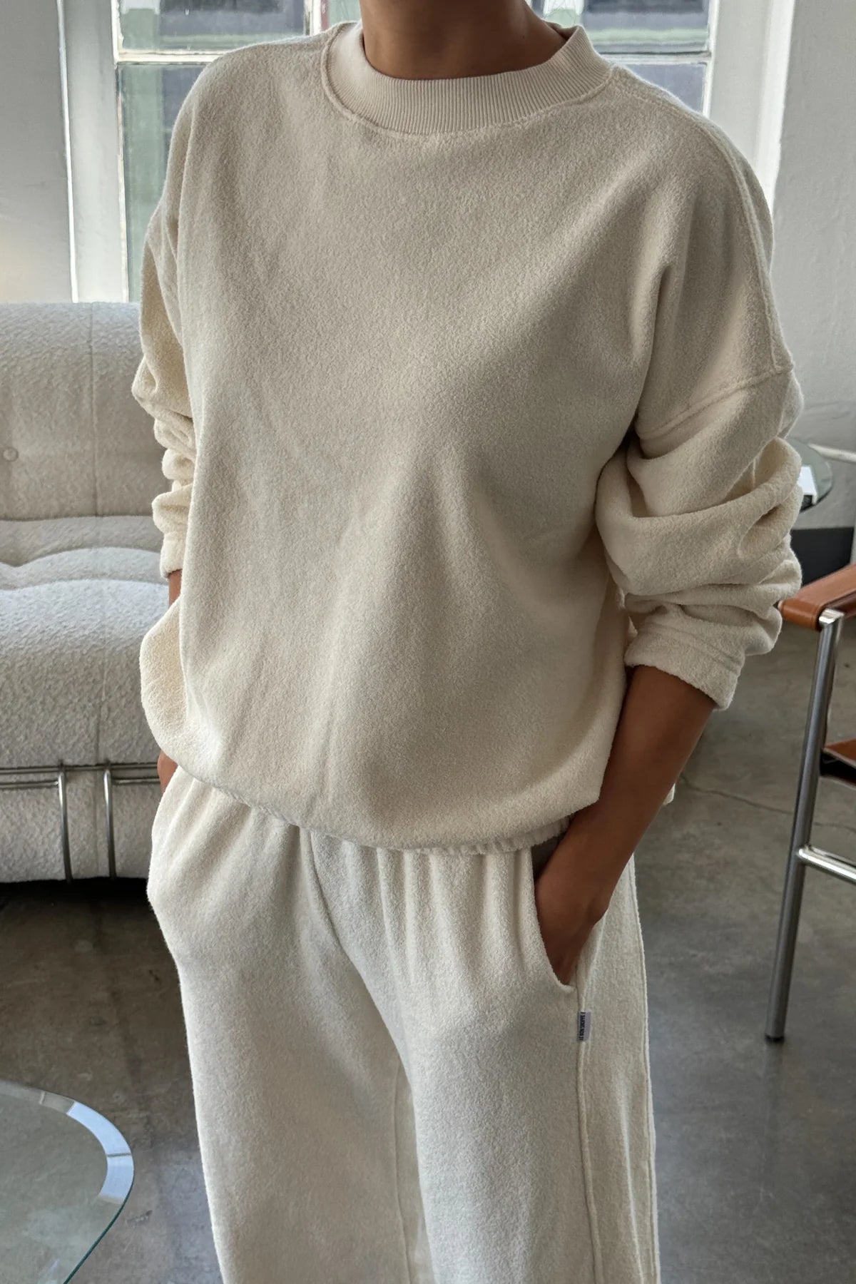 Daisy Long Sleeve Naturel Top