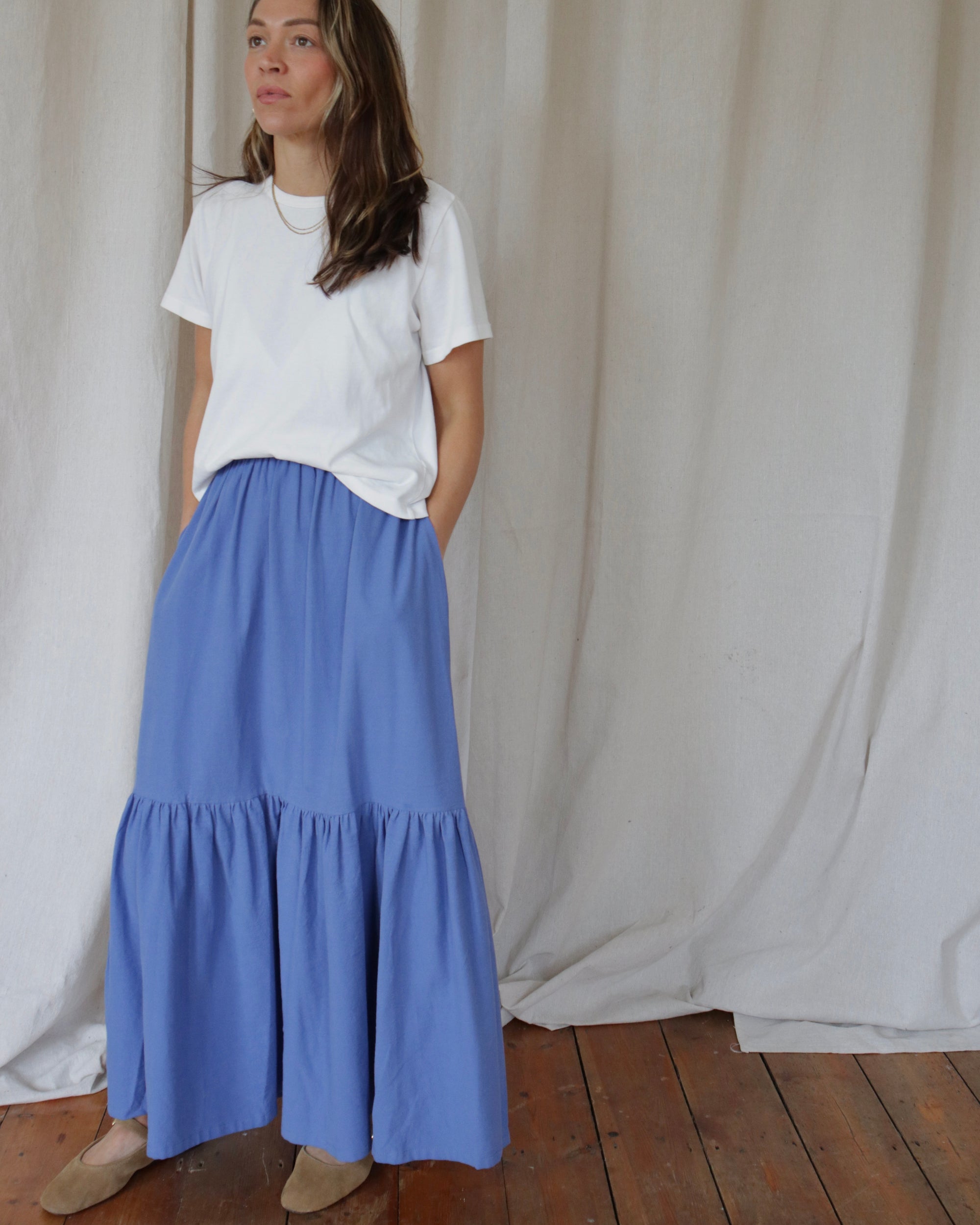 Zaza Skirt - Bright Blue