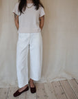 NEW Felix Trousers - White Canvas