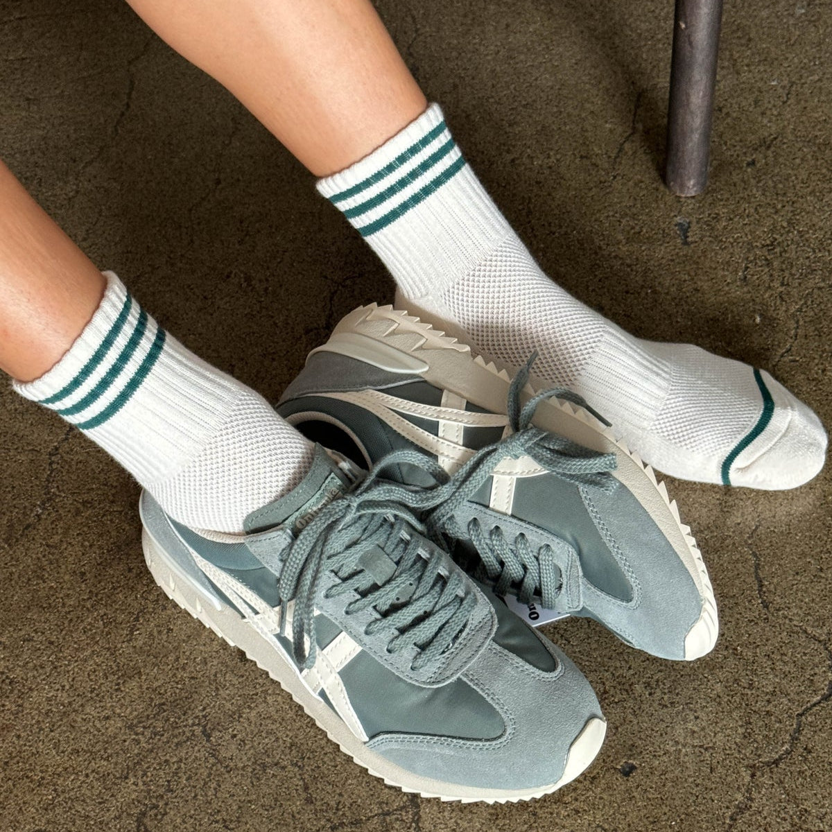 Girlfriend Socks: Egret