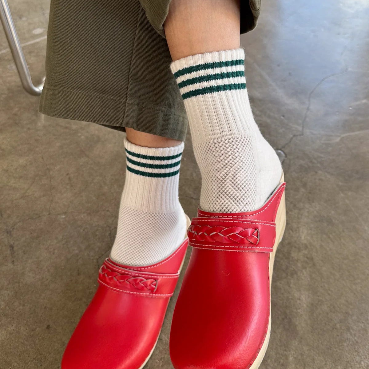 Girlfriend Socks: Egret