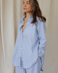 Theo Shirt Blue/White stripe