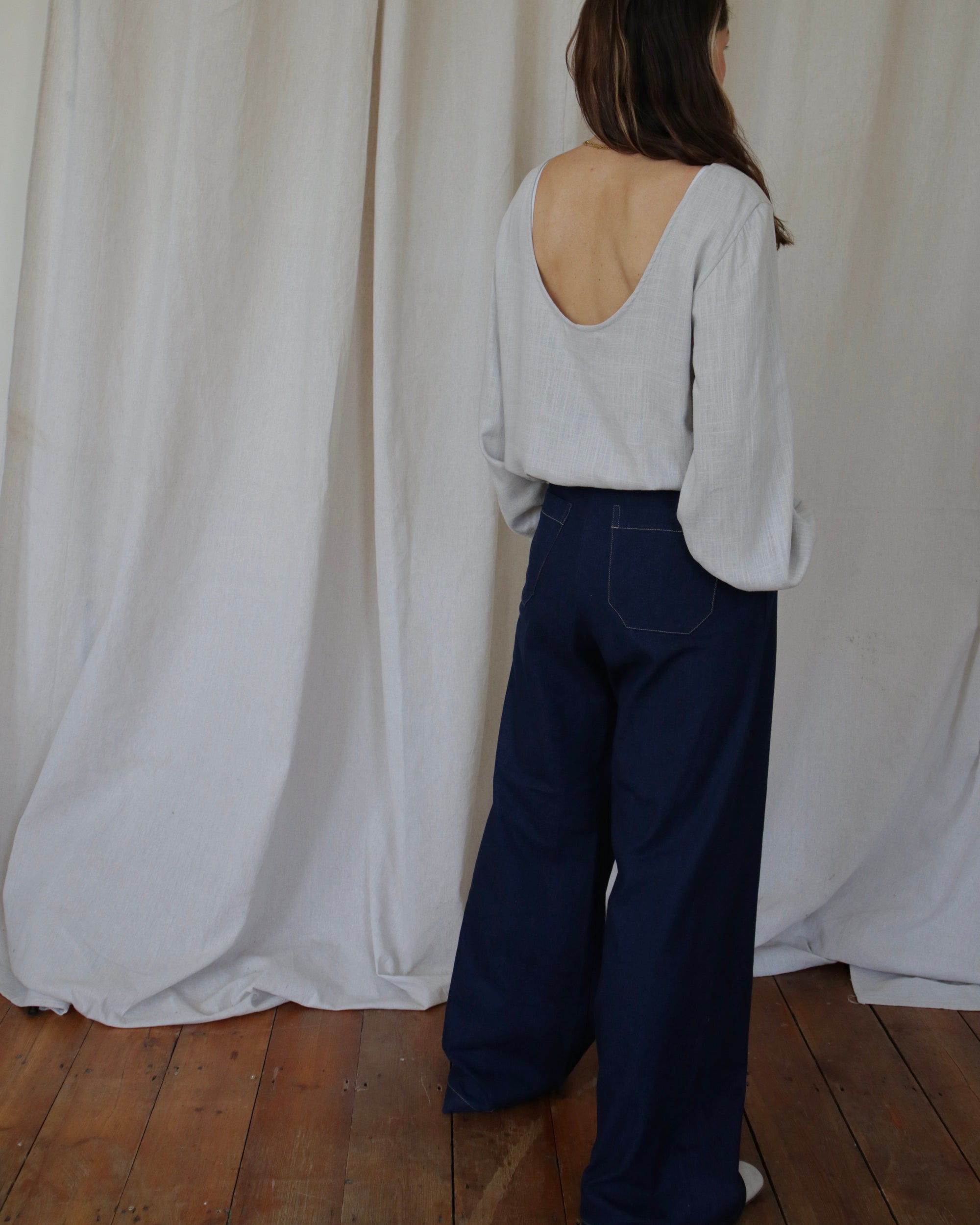 Theo Trousers Dark Denim,