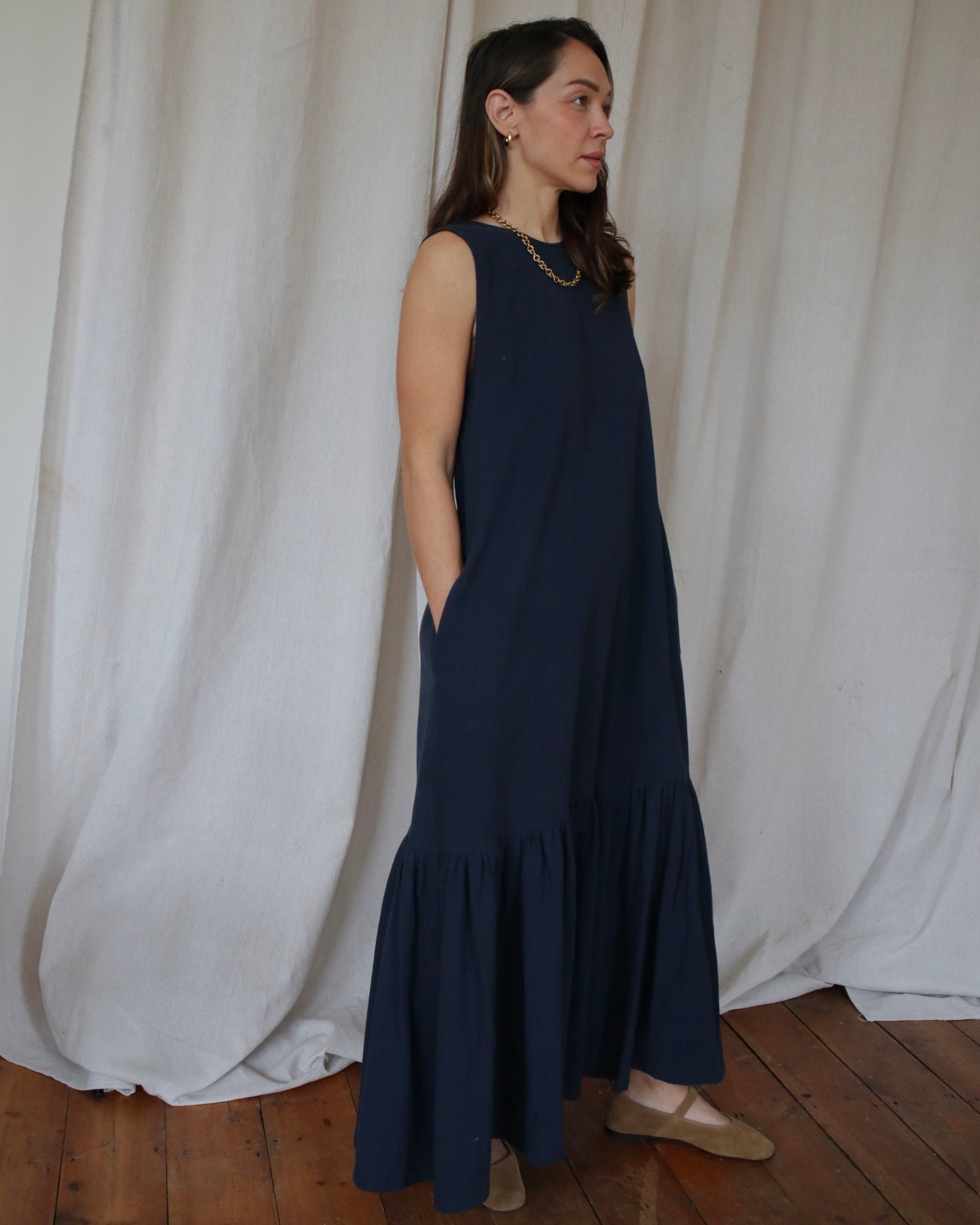 Zaza Dress - Navy