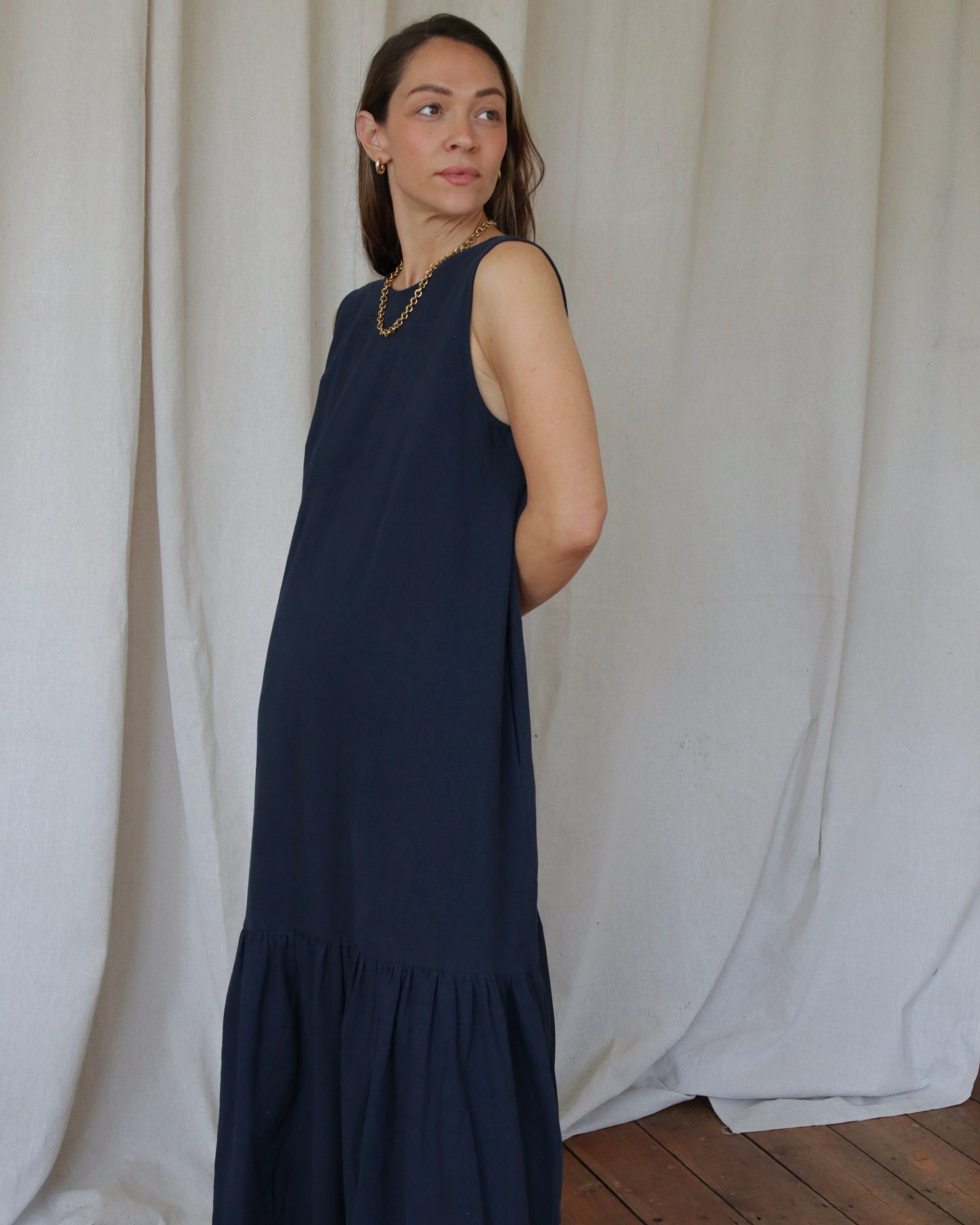 Zaza Dress - Navy
