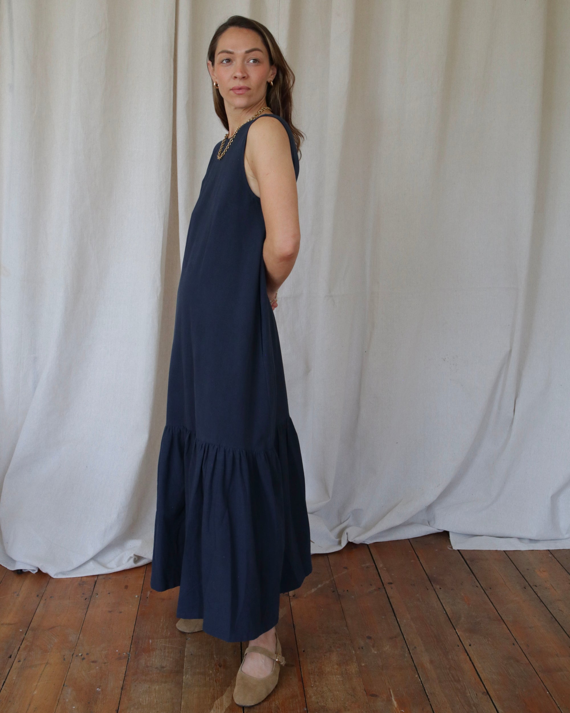 Zaza Dress - Navy