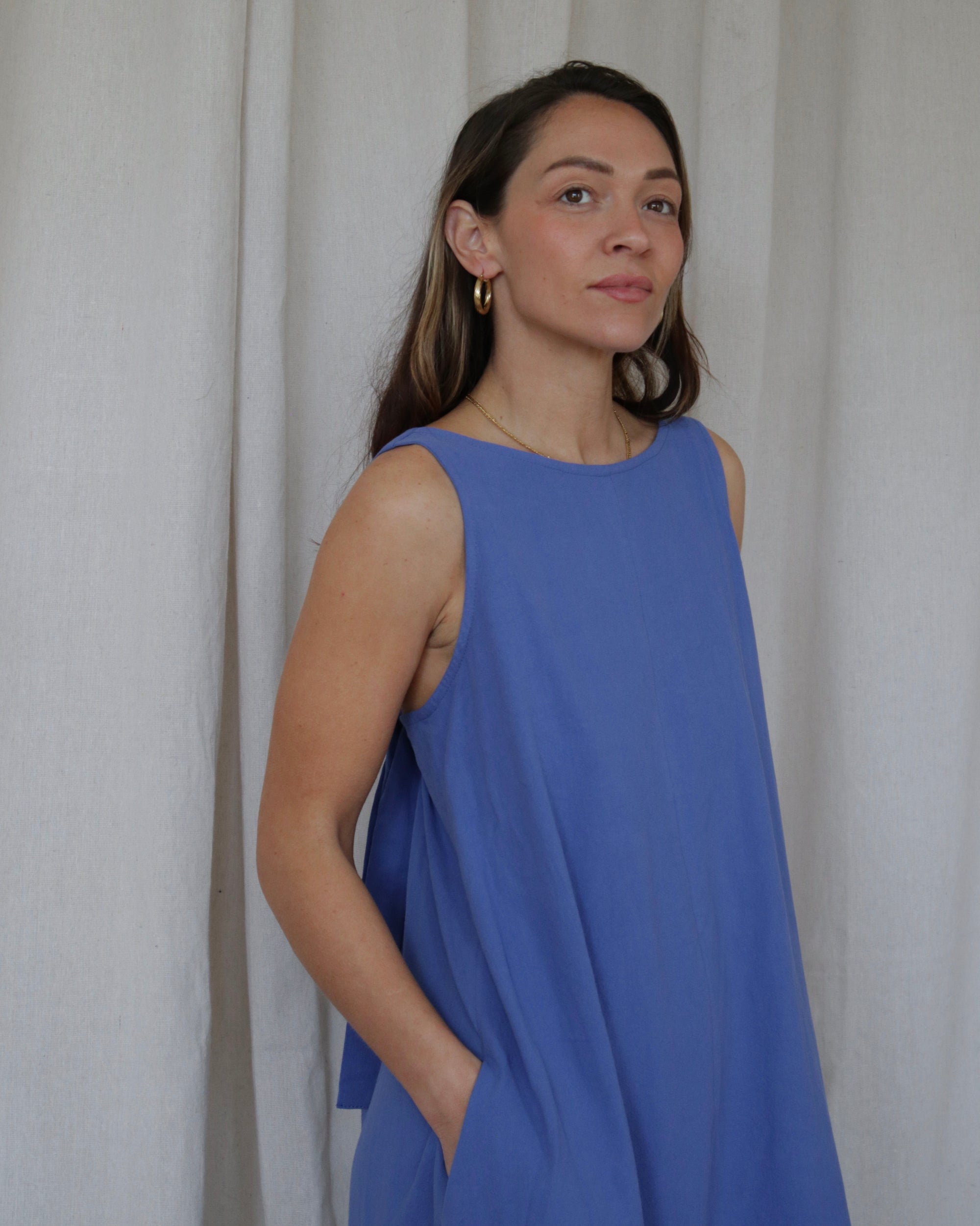 Sukey Dress - Bright Blue