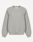 Izzy Sweatshirt - Waffle Cotton Soft Grey