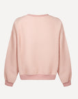 Izzy Waffle Sweatshirt Dusky Pink