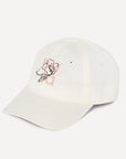 Embroidered Cap Ecru