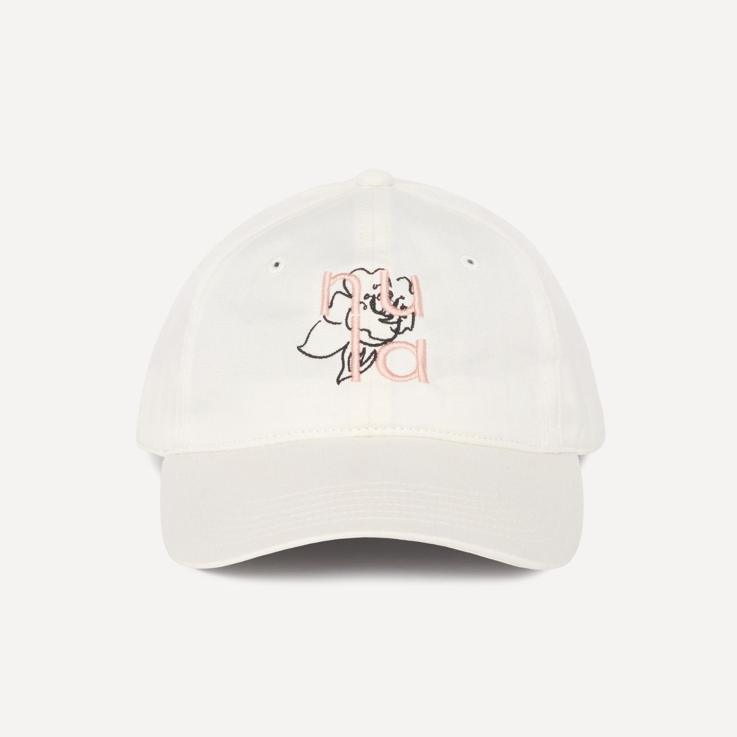 Embroidered Cap Ecru