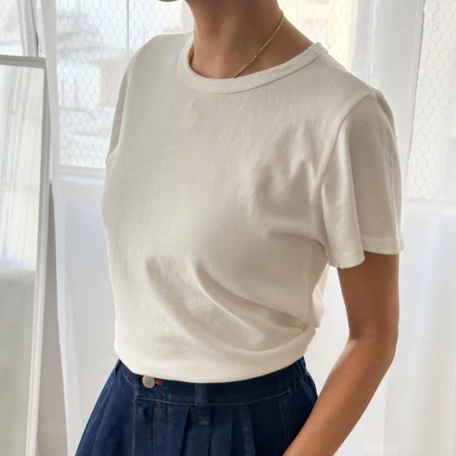 The Little Boy Tee Vintage White