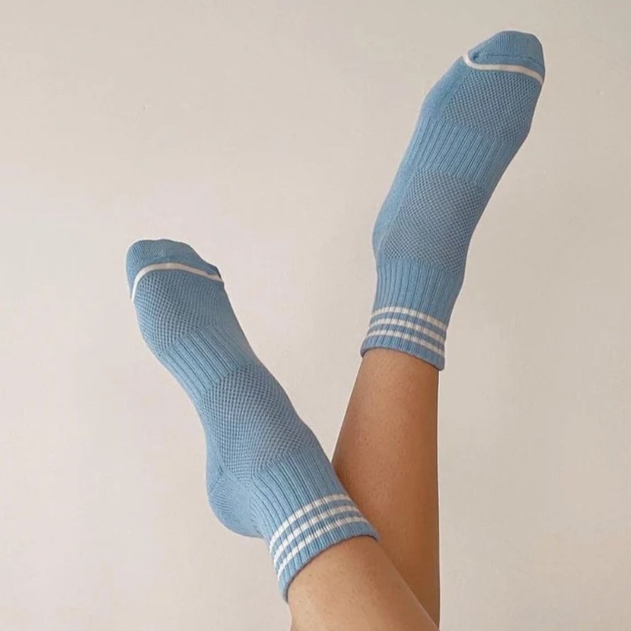 Girlfriend Socks Parisian Blue