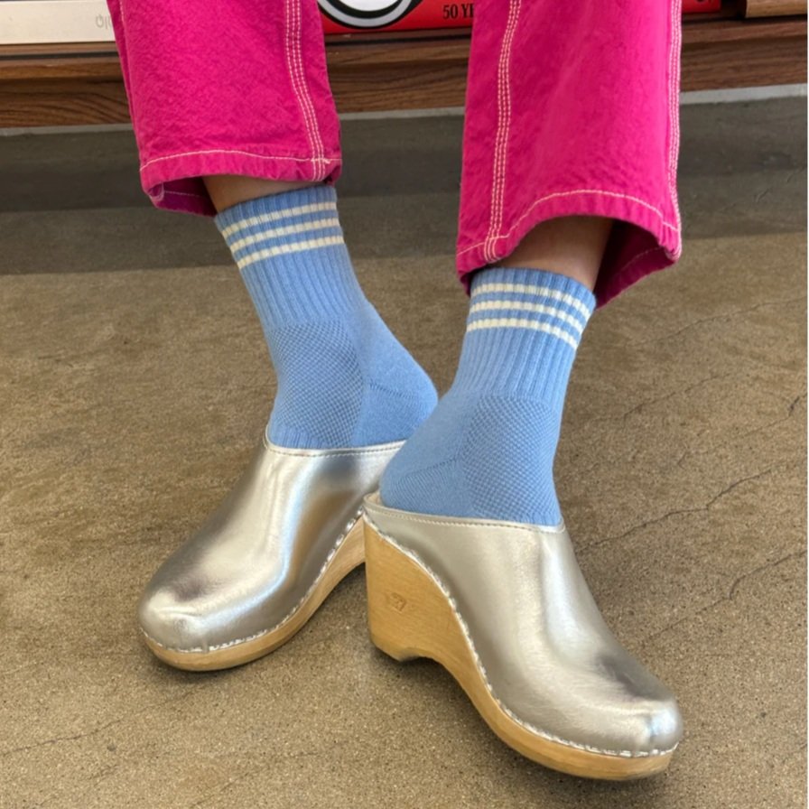Girlfriend Socks Parisian Blue