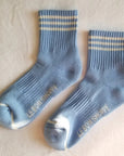 Girlfriend Socks Parisian Blue