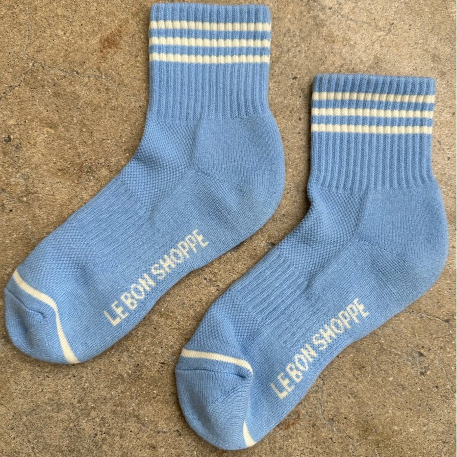 Girlfriend Socks Parisian Blue