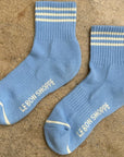 Girlfriend Socks Parisian Blue