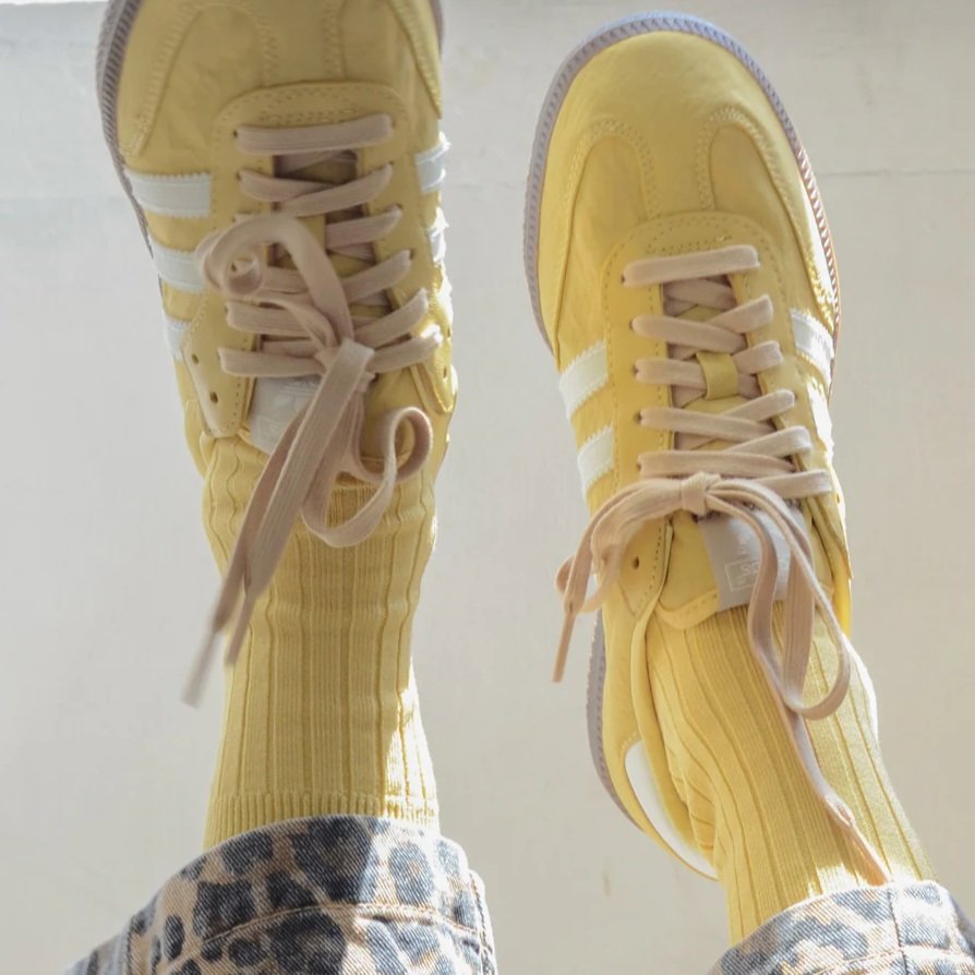 Her Socks Combed Cotton Rib Buttercup