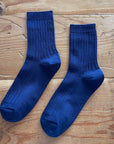Her Socks Combed Cotton Rib Midnight