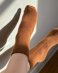 Cloud Socks Sepia