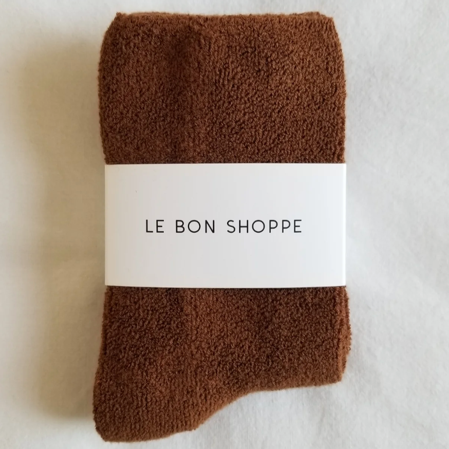 Cloud Socks Sepia