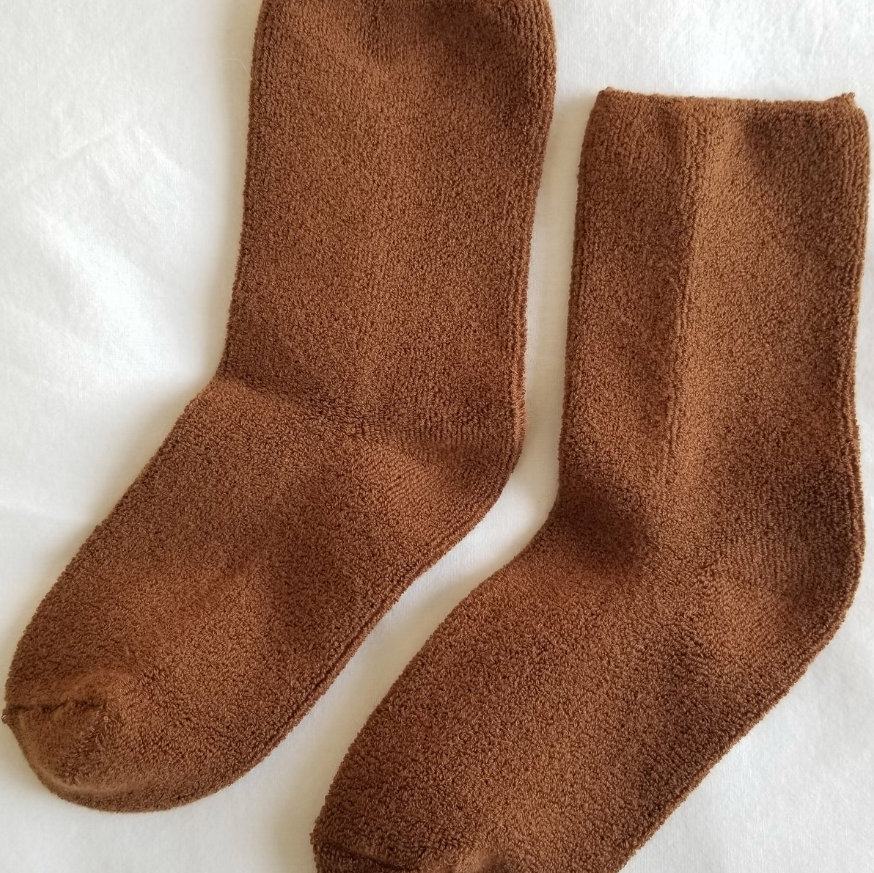 Cloud Socks Sepia