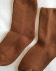 Cloud Socks Sepia
