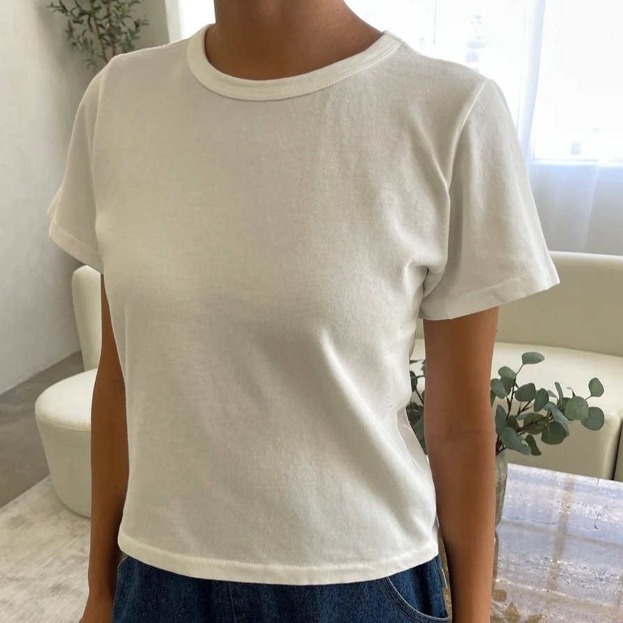 The Little Boy Tee Vintage White