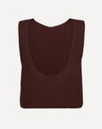 Zaza Top Brown Muslin
