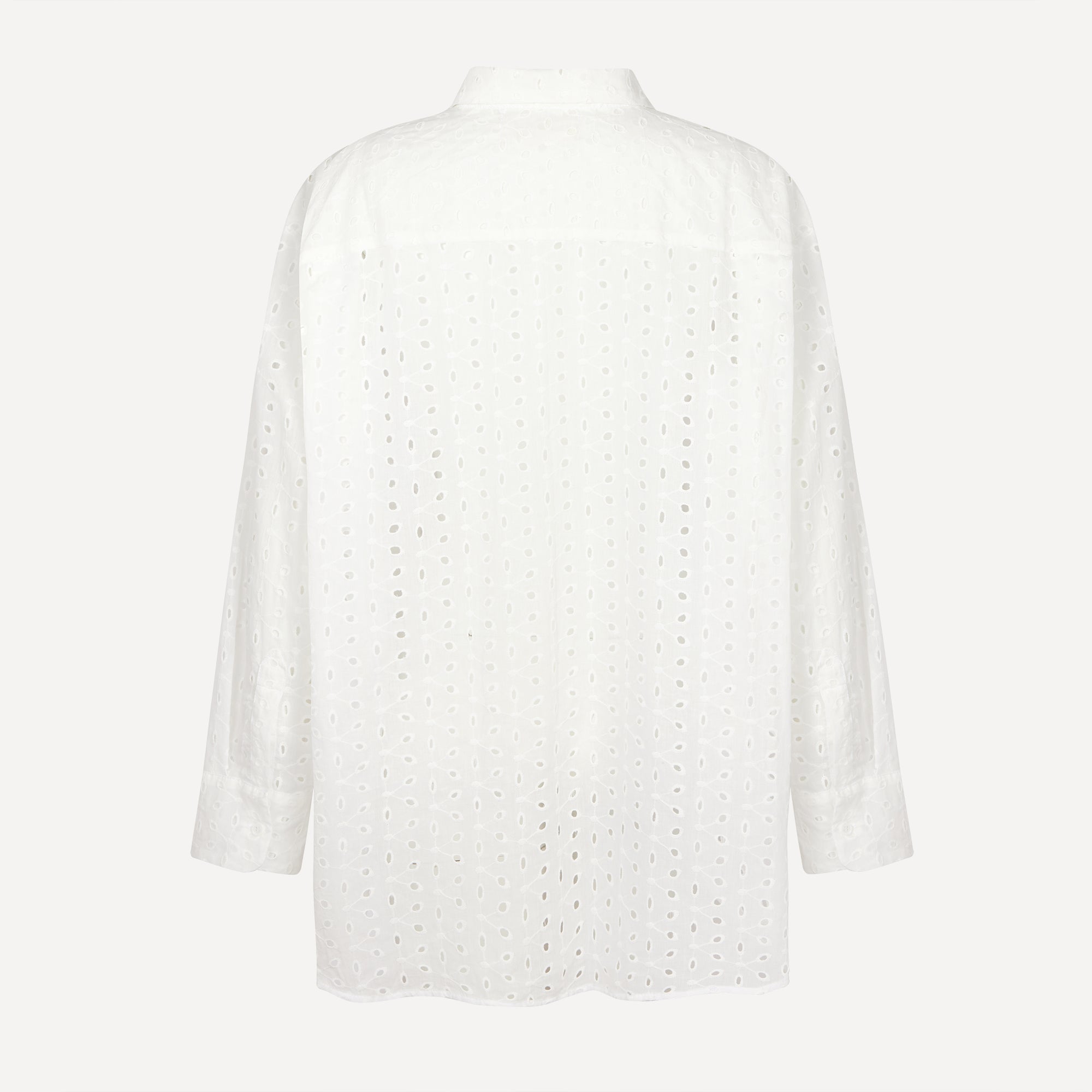 Theo Shirt White Embroidery