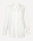 Theo Shirt White Embroidery