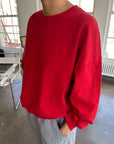 Cali Jersey Sweatshirt - Chili