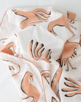 Modern Abstract Art Birds 100% Silk Scarf