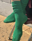 Trouser Socks: Deep Green